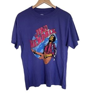 Authentic Hendrix Jimi Hendrix Purple Graphic Tee